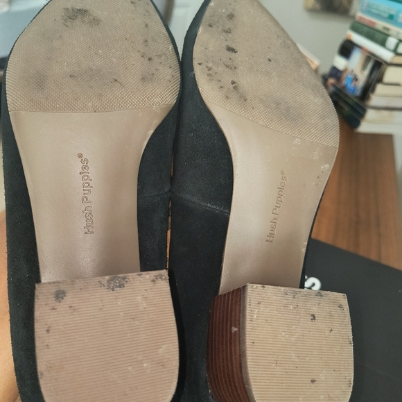 2 inch black heels Hush Puppies, Sofie Size 8.5 - Picture 5 of 7